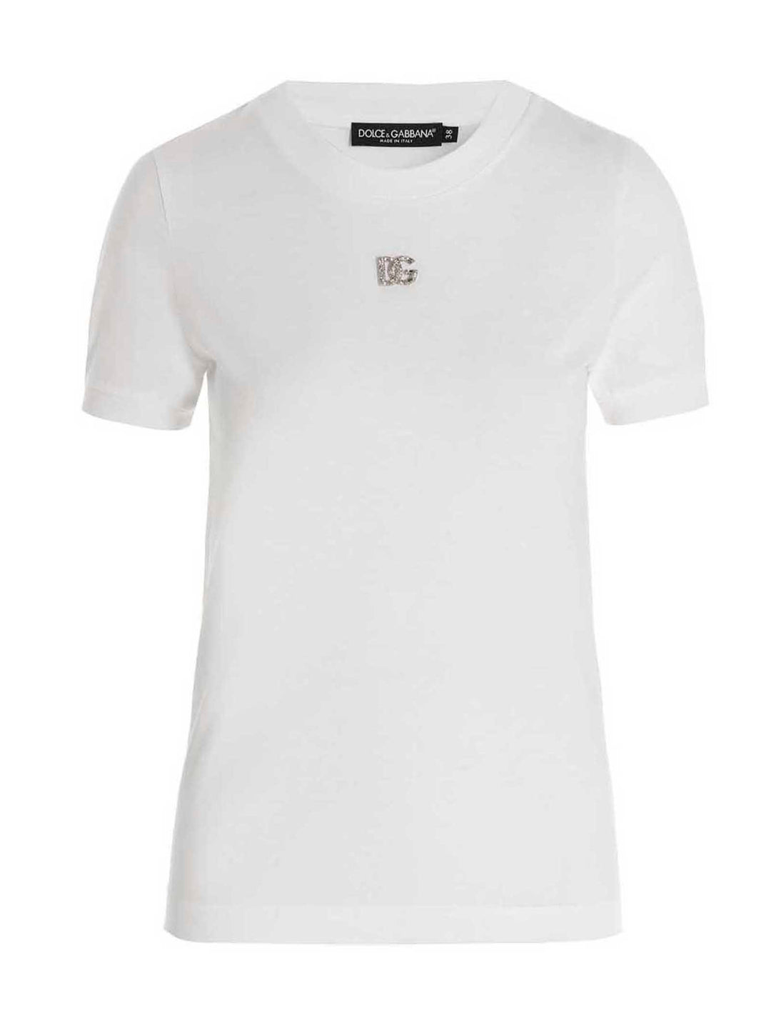 Dolce & Gabbana Logo T-shirt - White | f8efda144499a10c677a513b862d98b4fada526e