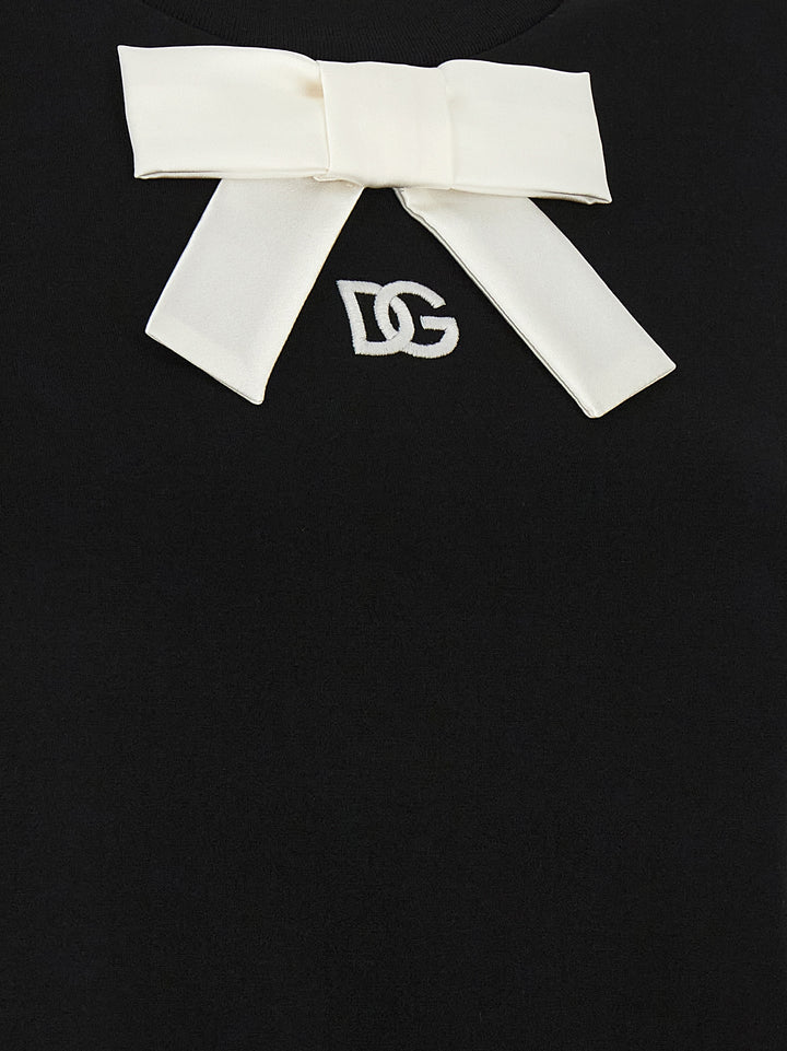 Dolce & Gabbana Bow T-shirt - Black | 6f469980ddd573d2f43da18475cb1697da351e99