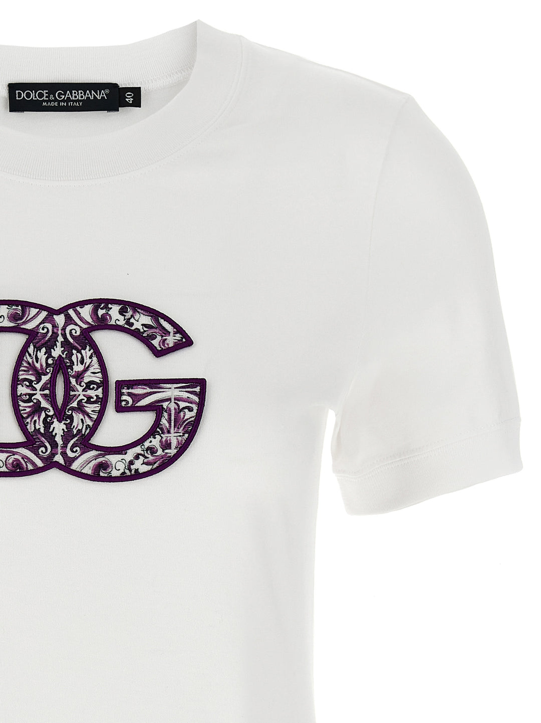 Dolce & Gabbana Maiolica T-shirt - White | 04e9b82732a19420563a4108d583fd1d354cfbb5