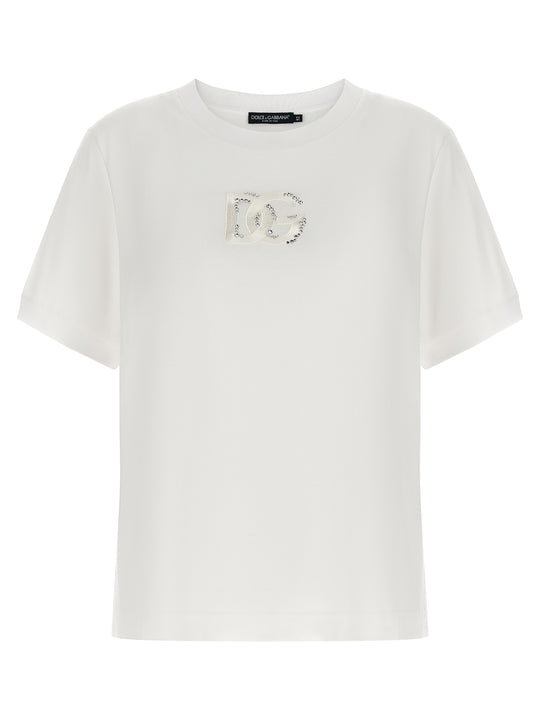 Logo Embroidery T-Shirt White