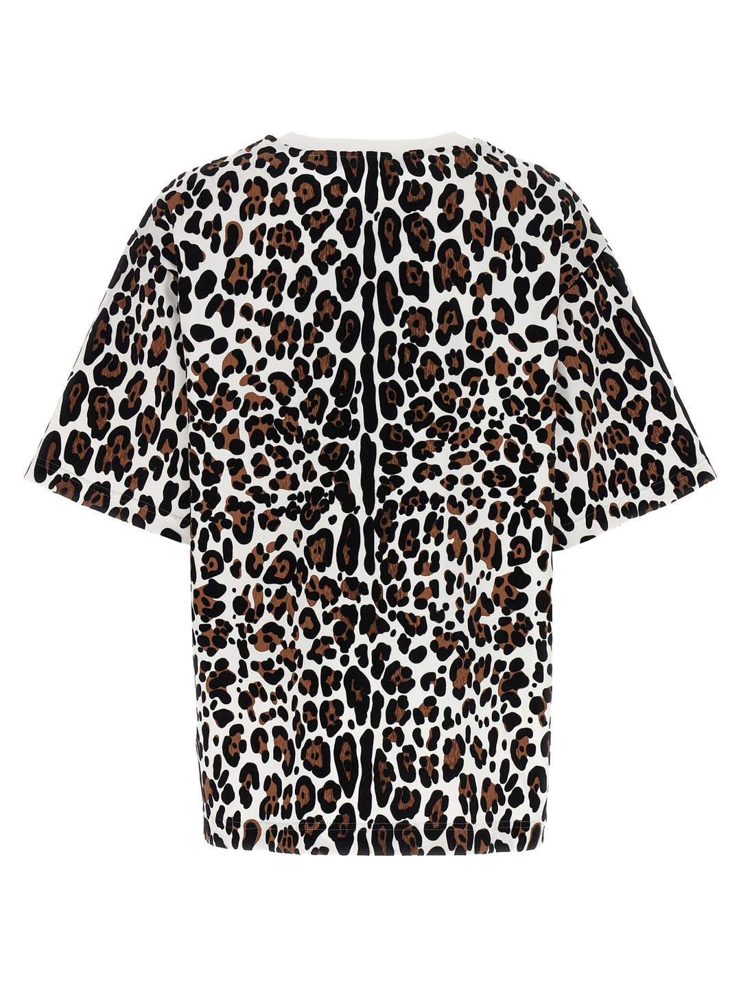 Dolce & Gabbana Animal Print Logo Plaque T-shirt - Multicolor | fa1cad94d27dd3e52c0158b4ad601a336d4dfe6a