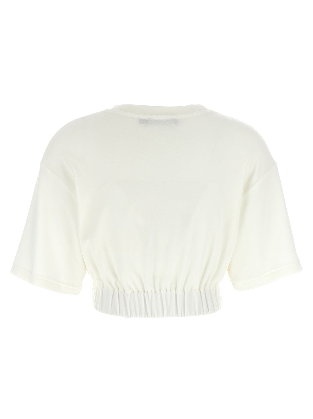 Logo Chenille Top Tops White