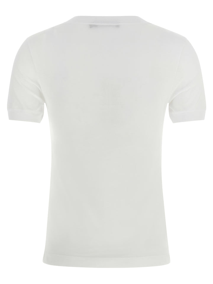 Dolce & Gabbana Lace T-shirt - White | a23454cd938e3ed5370ee51c994229e701667ba3