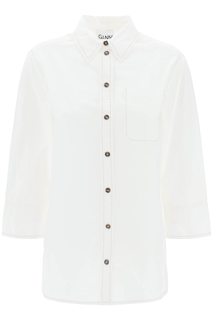 Camicia Oversize In Popeline