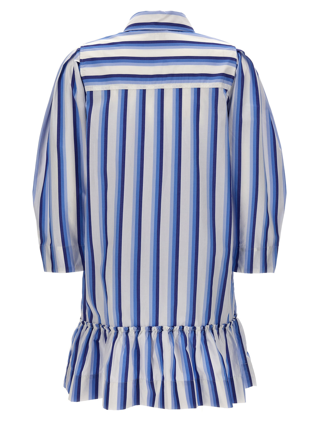 Striped Chemisier Dress Dresses Light Blue