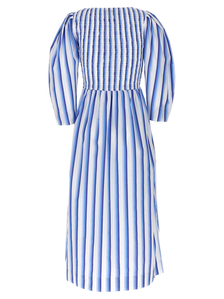 Striped Smock Stitch Dress Dresses Multicolor