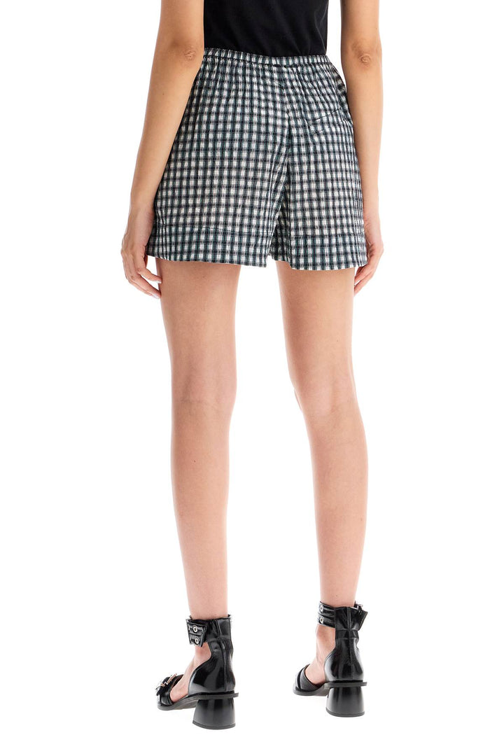 Shorts In Seersucker A Quadretti