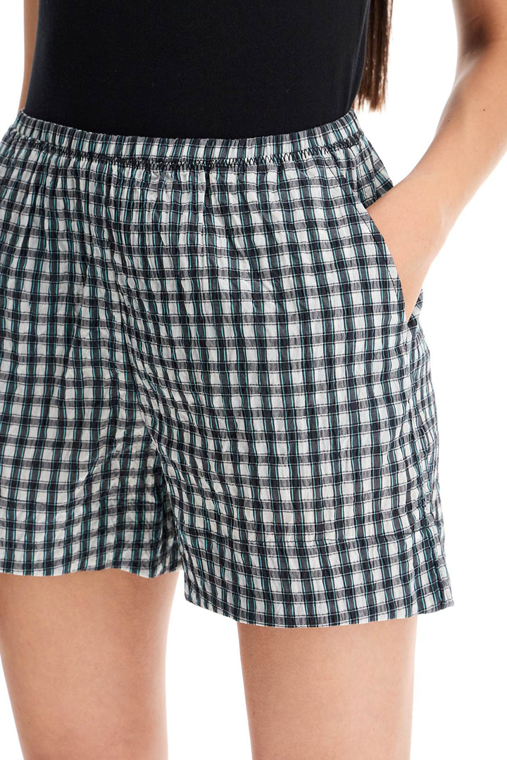 Shorts In Seersucker A Quadretti