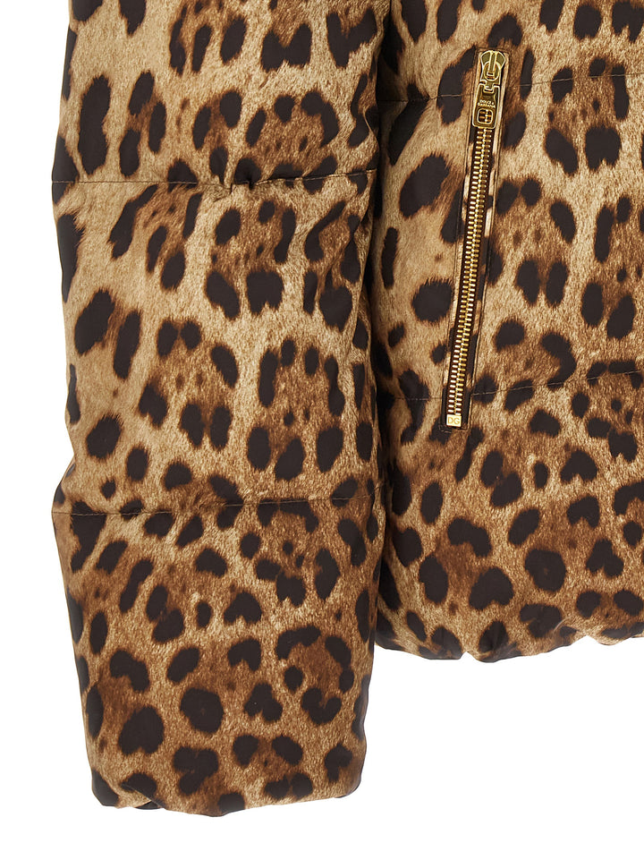 Animalier Down Jacket Casual Jackets, Parka Multicolor