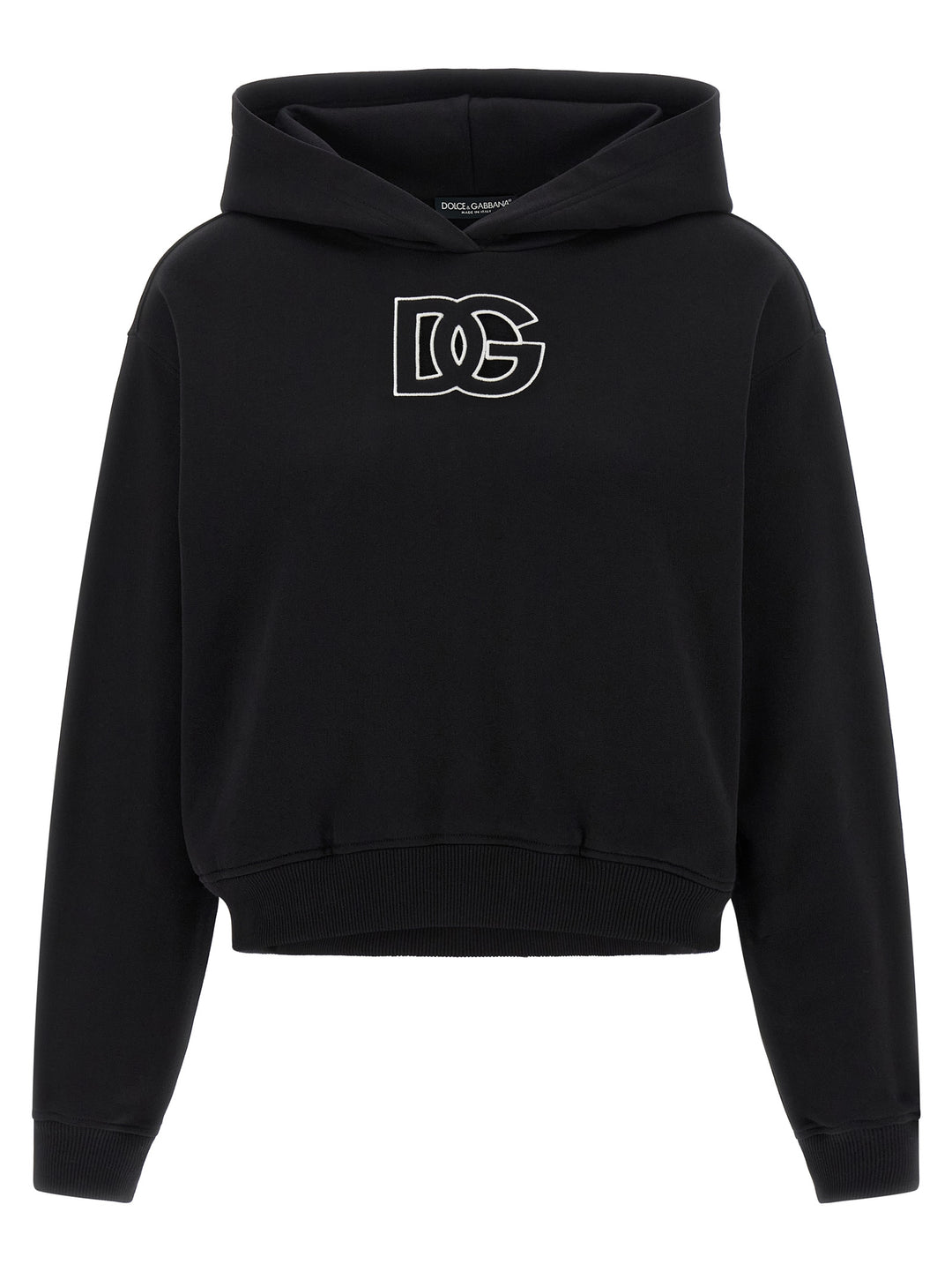 Dolce & Gabbana Embroidery Sweatshirt - Black | 8c0f8378c179bfe6c80118dd2361ff9ab7001701