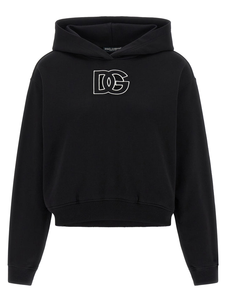 Dolce & Gabbana Embroidery Sweatshirt - Black | 8c0f8378c179bfe6c80118dd2361ff9ab7001701