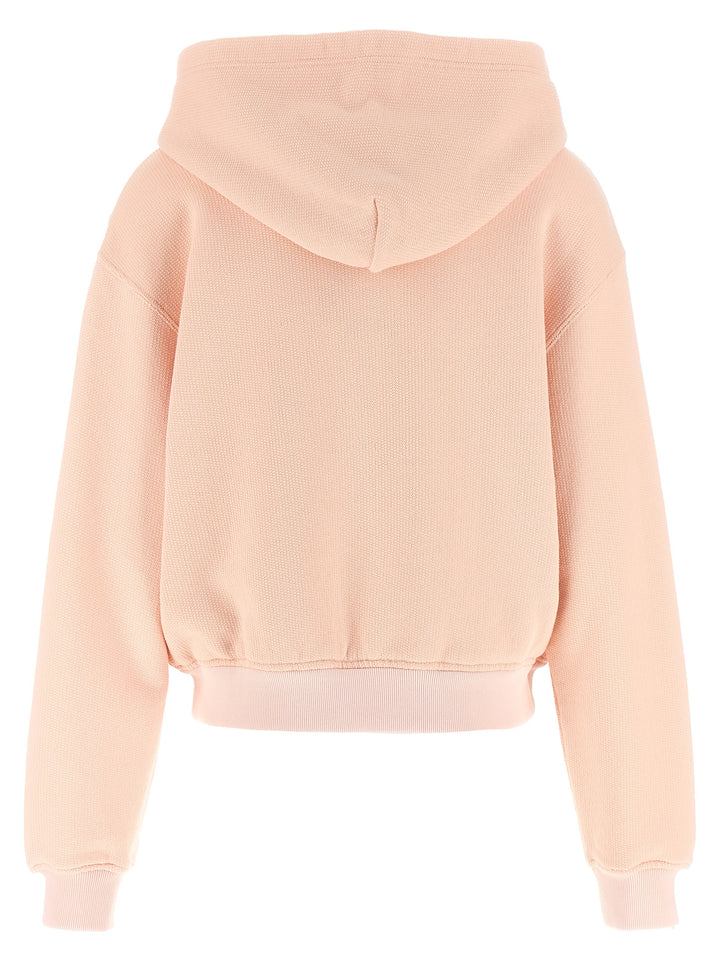 Dolce & Gabbana Logo Embroidery Hoodie Sweatshirt - Pink | bc01b5fd15fdc906dd633a9258cb6c7d437c6262