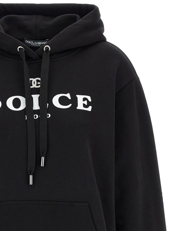 Dolce & Gabbana Dolce Mood Sweatshirt - Black | 066538885ba06c74a1bd3d8424da9be1c64ec8b2