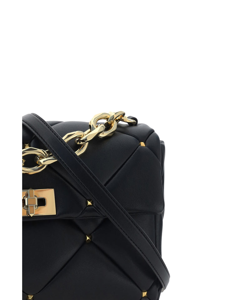 LARGE SHOULDER BAG | ROMAN STUD | NAPPA