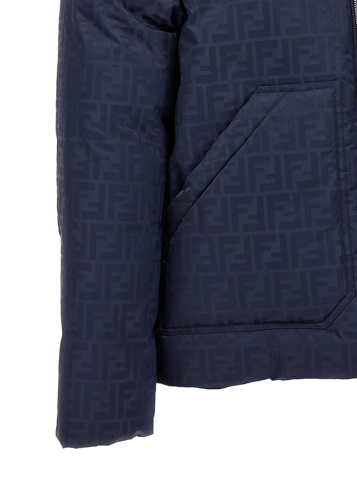 Ff Reversible Down Jacket Casual Jackets, Parka Blue