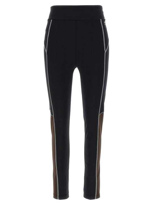 Color Block Leggings Black