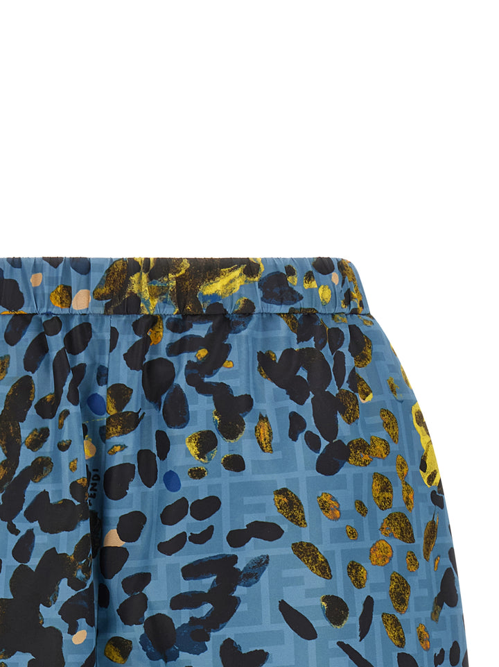 Fendi Falena Bermuda and Short - Blue | f2a34e2666c29634734ea8b34d05d0287b3212f4