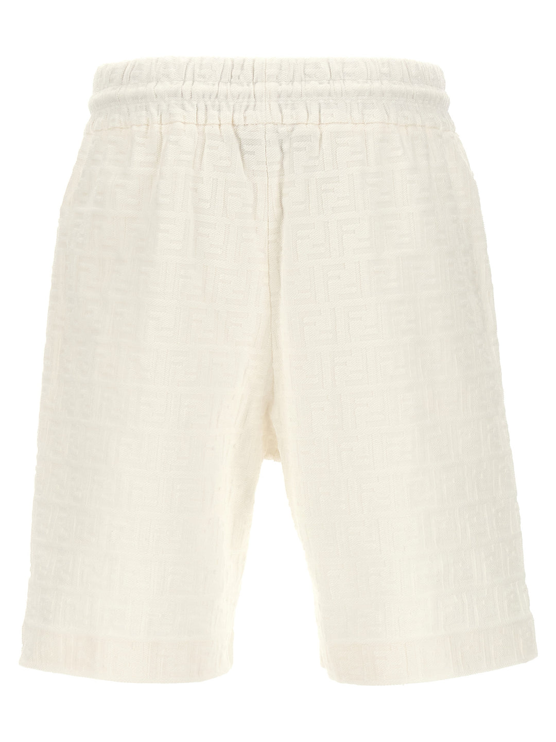 Jacquard Bermuda Shorts Bermuda, Short White