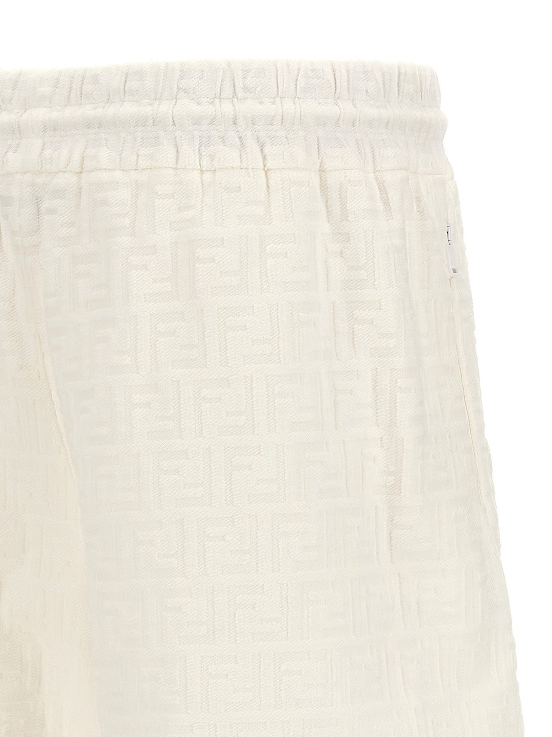 Jacquard Bermuda Shorts Bermuda, Short White