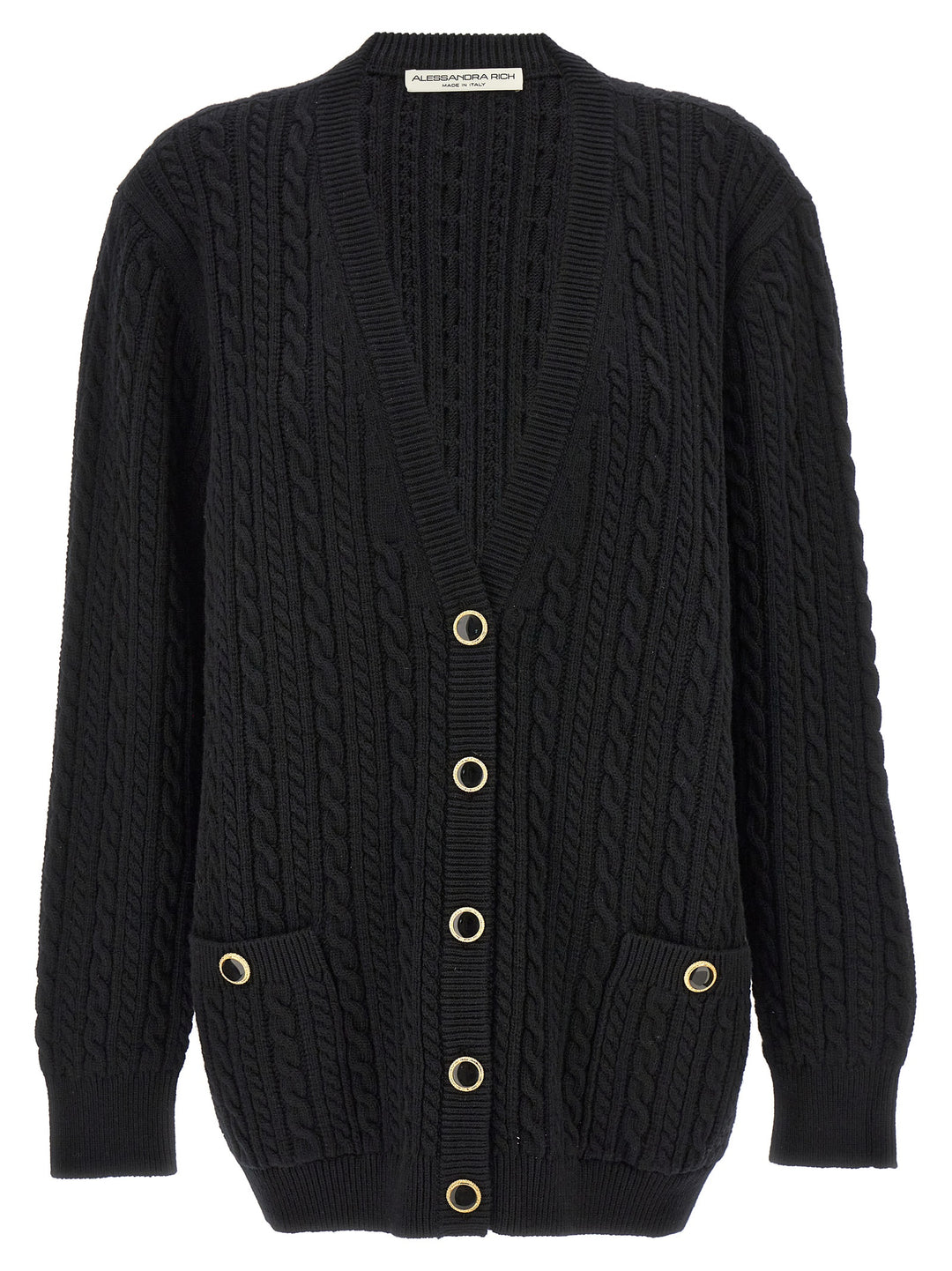 Wool Cardigan Sweater, Cardigans Black