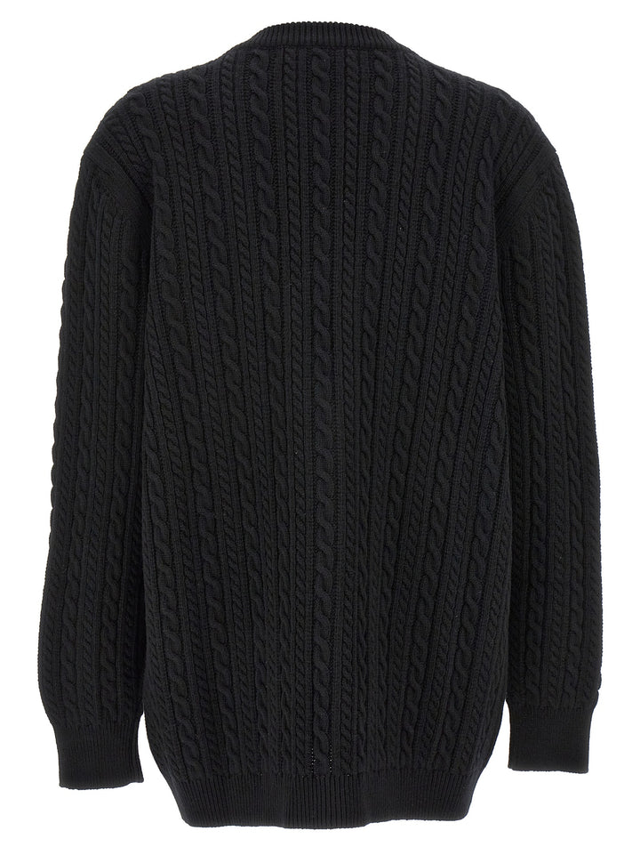 Wool Cardigan Sweater, Cardigans Black