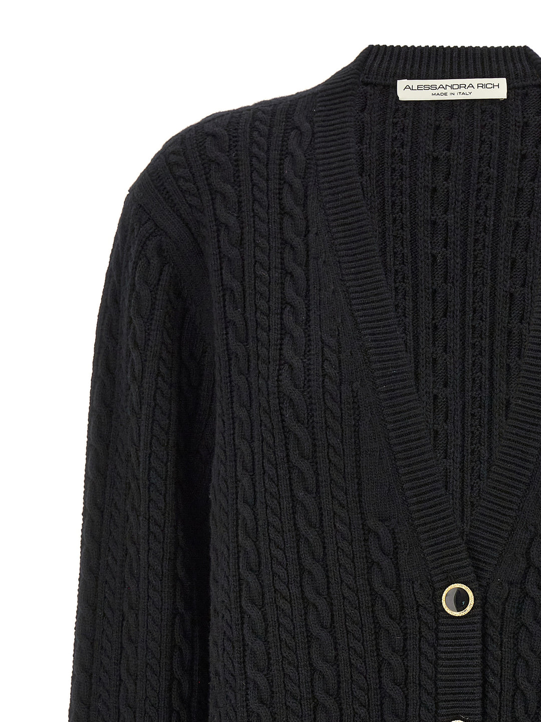 Wool Cardigan Sweater, Cardigans Black