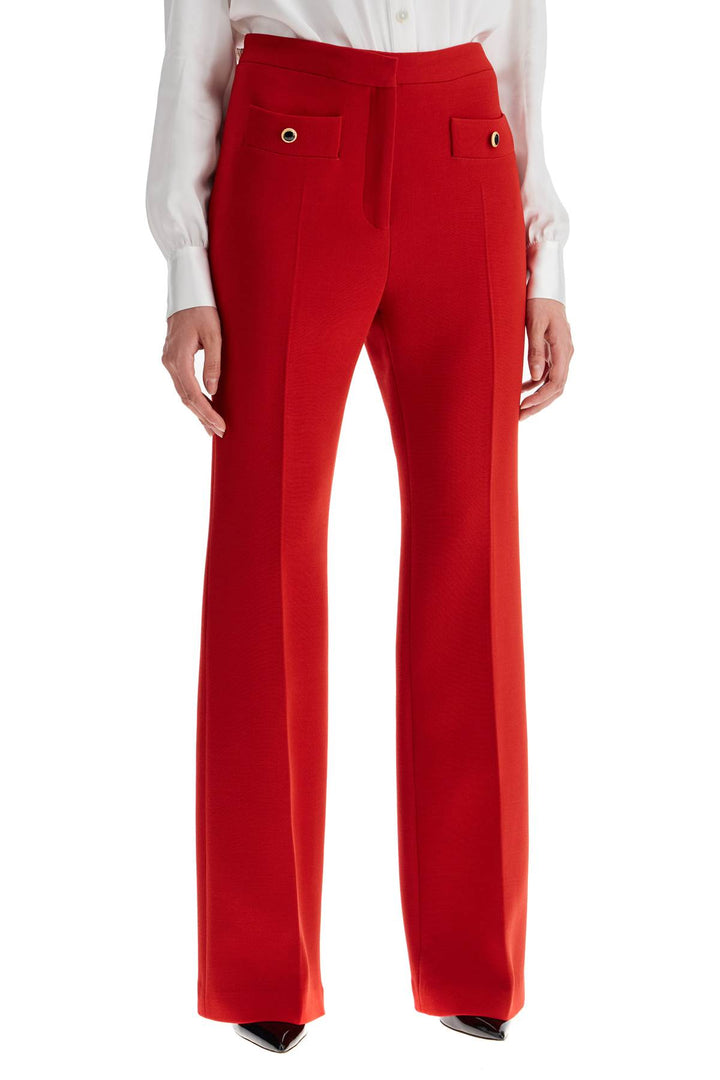 Pantaloni Sartoriali Bootcut In Lana