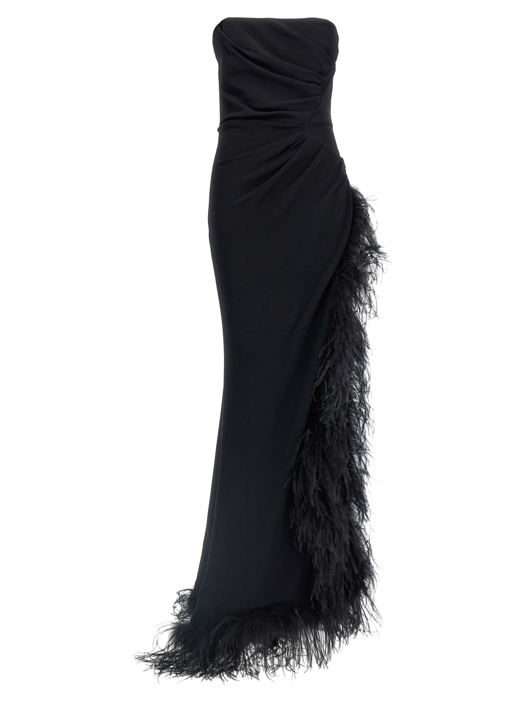 Feather Dress Dresses Black