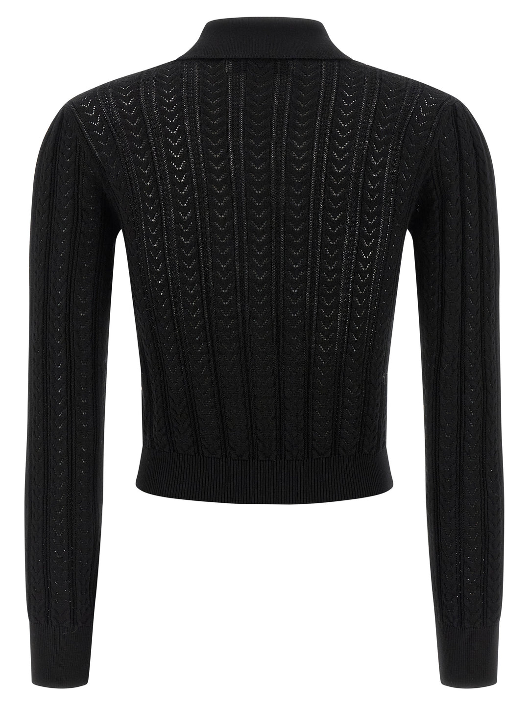 Alessandra Rich Knit Cardigan Sweaters and Cardigans - Black | 057f8b16a72c40c67a78ea1193b857d12bdb0c70