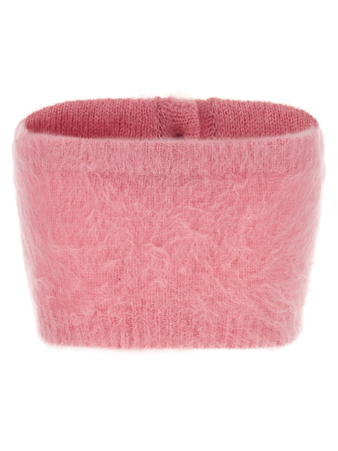 Alessandra Rich Carded Mohair Tops - Pink | 69812e1b3c40d0a56cf4f8336ea5269c1111fc69