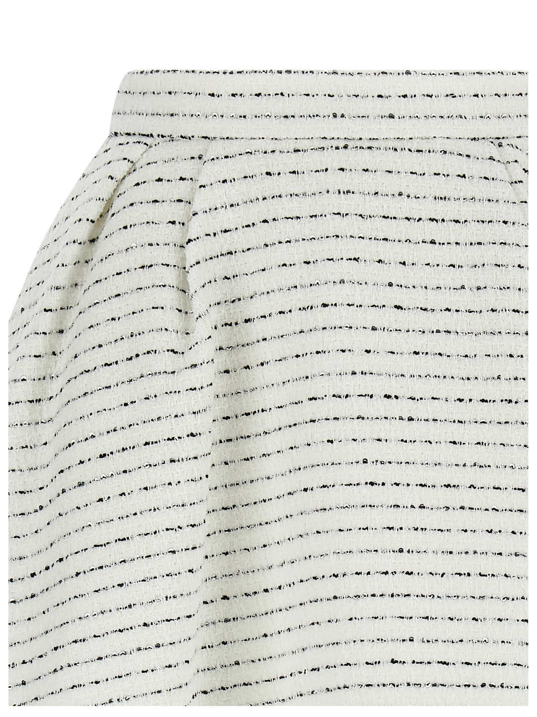 Alessandra Rich Tweed Skirt Skirts - White | 861a41ed6bb5ae86f06bca565d50aadde7b53713