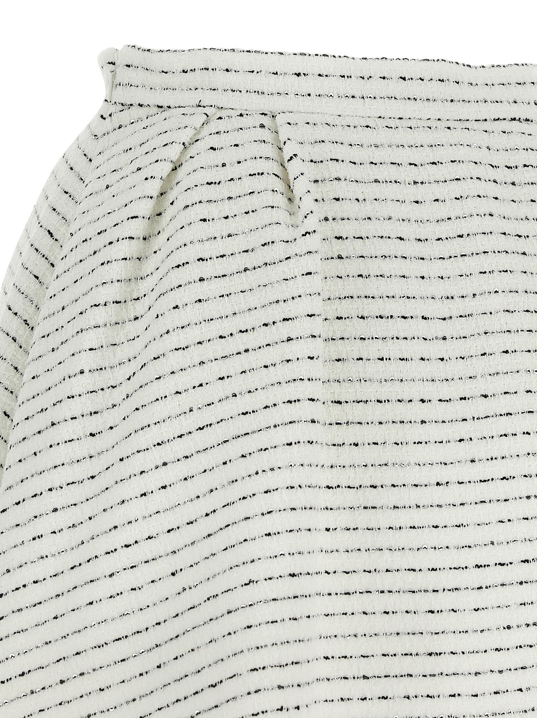 Alessandra Rich Tweed Skirt Skirts - White | 6082293fcf6689a9c285b507ee7b01c5bf77a117