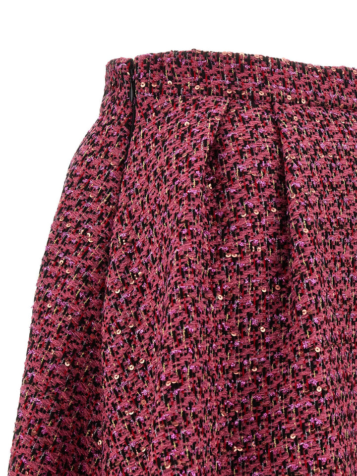 Alessandra Rich Tweed Skirt Skirts - Pink | e7c1496e1e2a25f1a972aa0fe4e2e077c01be9f6