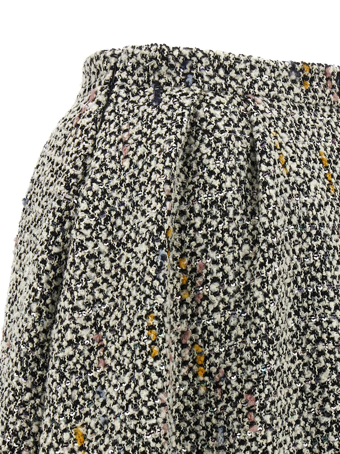 Alessandra Rich Tweed Skirt Skirts - White | ec7442b5f092b08dacf1e4cff2654523e779d5d5