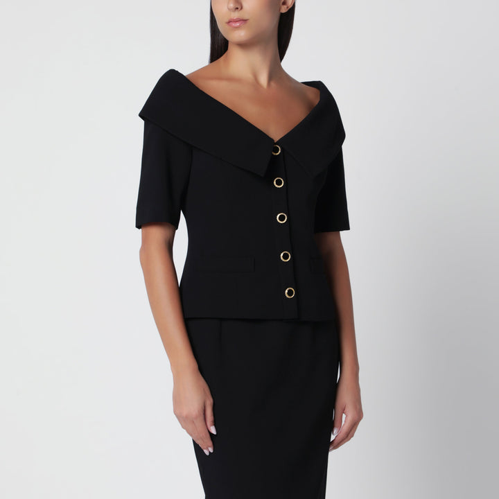 Alessandra Rich Coats & Jackets - Black | 2a0321da975863190acb493c8343a765d17bdd09