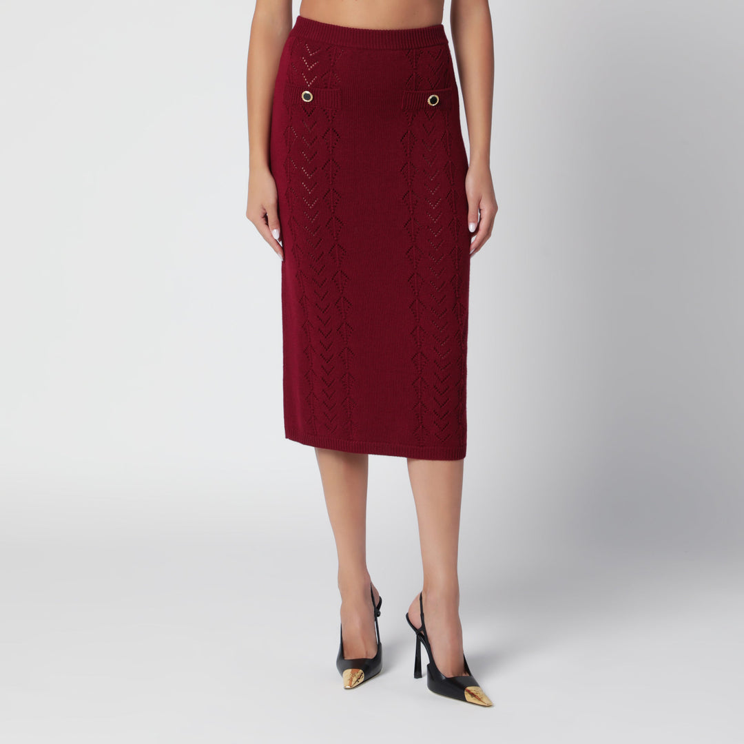 Alessandra Rich Skirts - Burgundy | eb06c87b5a00a8d5626f9dc0828976e0796fb5e5