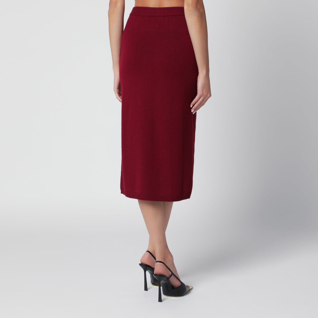 Alessandra Rich Skirts - Burgundy | 2aa8a69a478544a83cd81cab144f5e43d4dc7f09