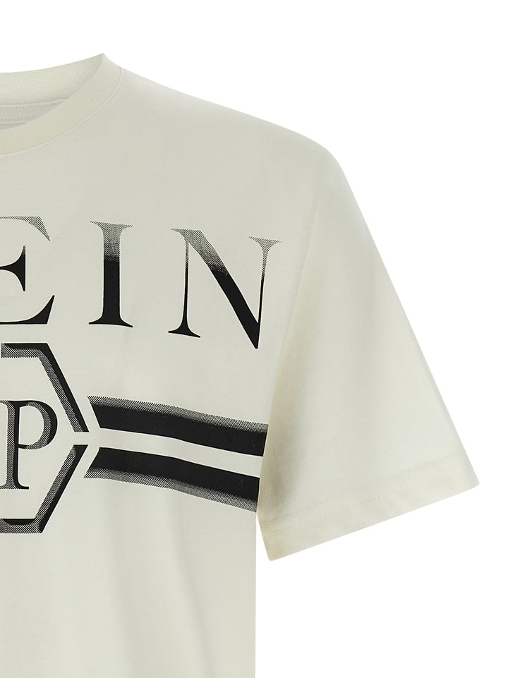 Philipp Plein Stripes T-shirt - White | 983bc141b474be73477951781fbcbebcfebba975