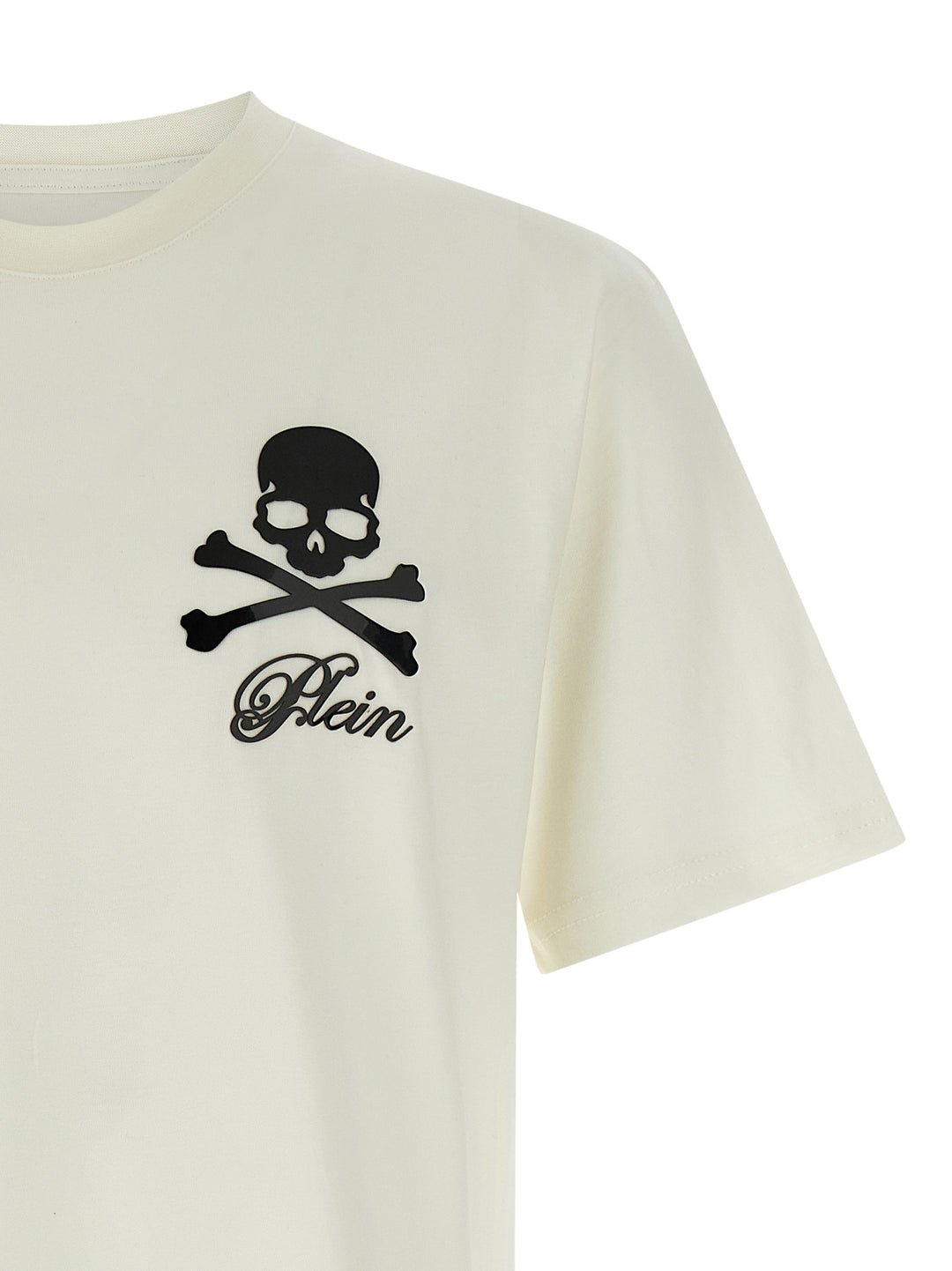 Philipp Plein Skull & Bones T-shirt - White | 5e71391f28c35b3c7d68da8155611e7032b7f7bb