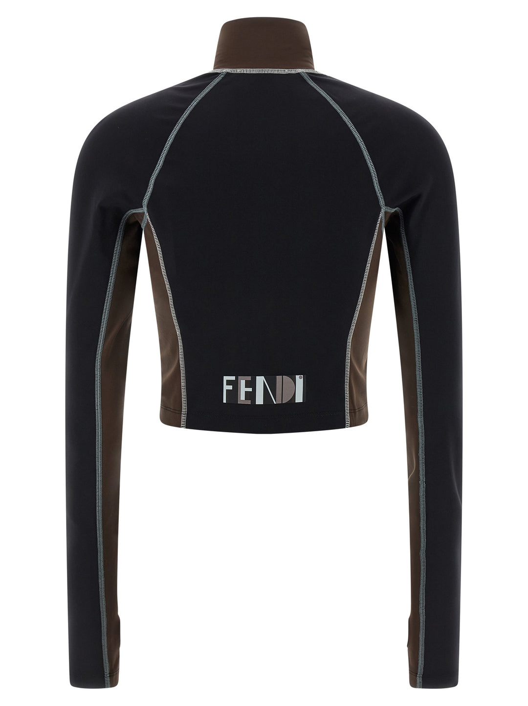 Fendi Color Block Tops - Black | dd1b92362ead727d072bd6ad9da2bd047d1a4cbc