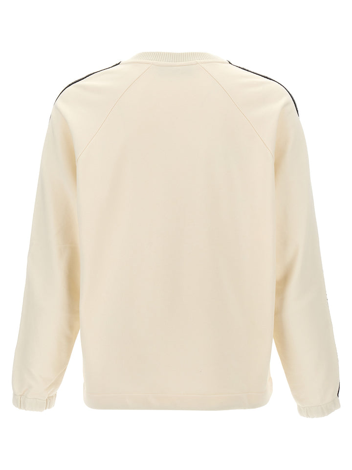 Mesh Insert Sweatshirt White/Black