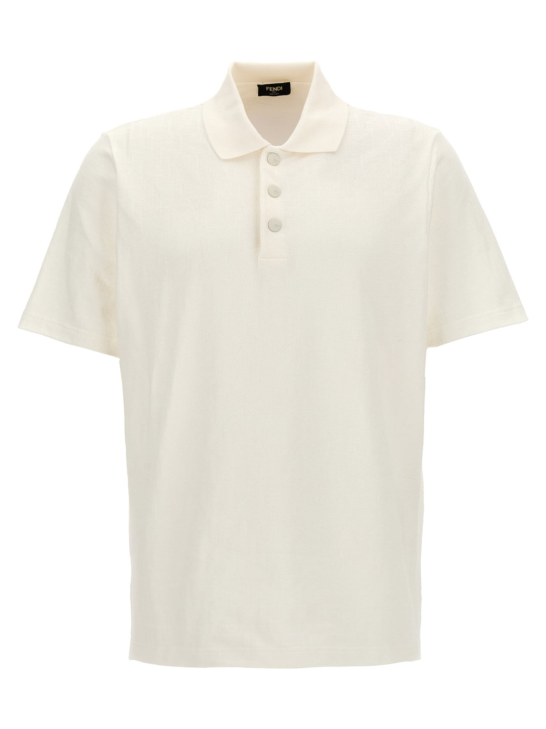 Jacquard  Shirt Polo White