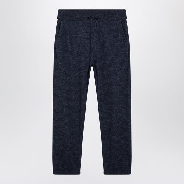 Gokarna Blue Mélange Wool-Blend Trousers