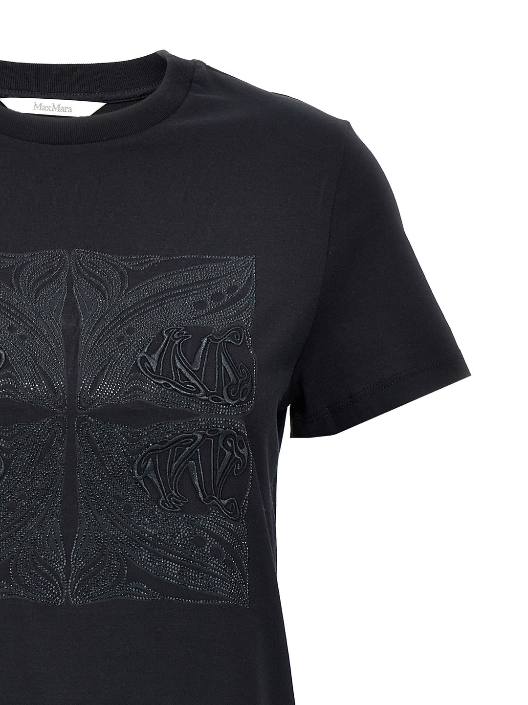 Max Mara Farad T-shirt - Black | b85e42a1ac79064f621a7d0dbbd46cf78ea45175