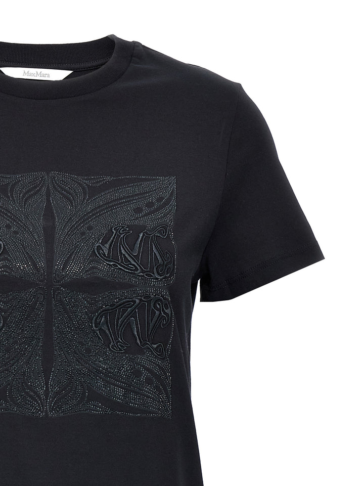 Max Mara Farad T-shirt - Black | b85e42a1ac79064f621a7d0dbbd46cf78ea45175