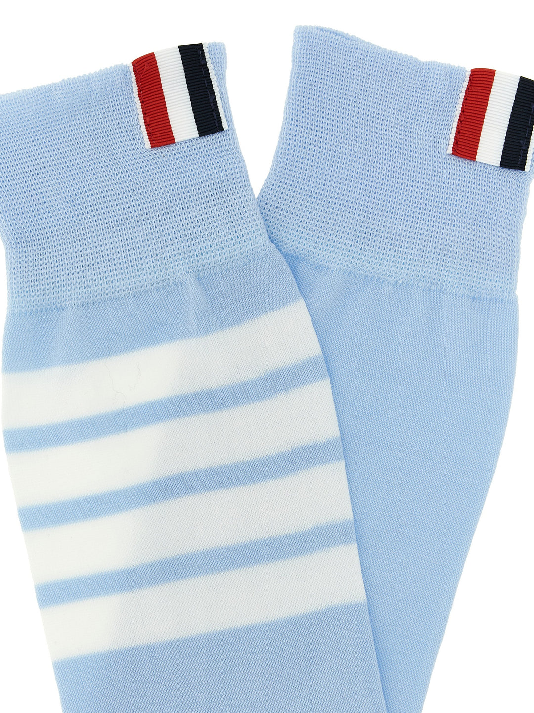 Thom Browne 4 Bar Socks - Light Blue | ccec563f9f1b10506724d9cde02821e4fd9b0f5a