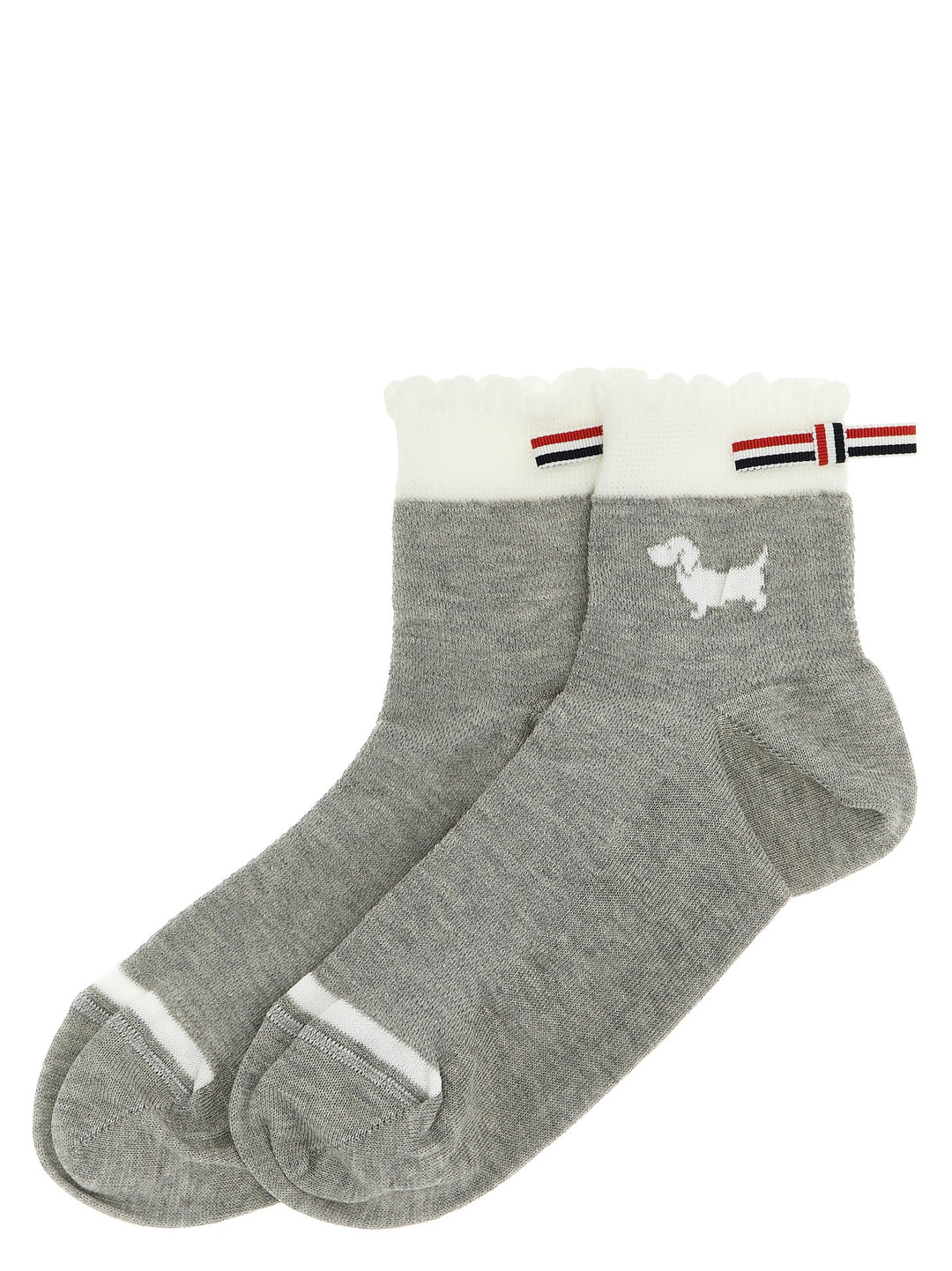 Thom Browne Hector Socks - Gray | f146c670a7abeae9633e4f11a11a905ac54bb510