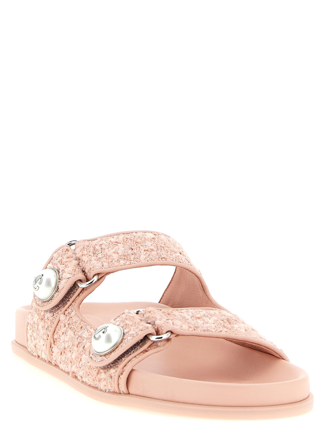 Jimmy Choo Fayence Sandals - Pink | a4becde445a5cb88bb83194ea0a35d0f0f1008f4