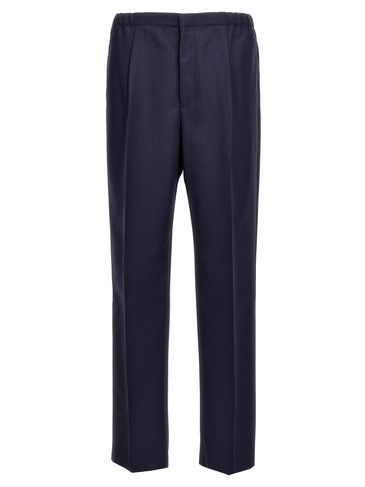 Wool Pants Blue