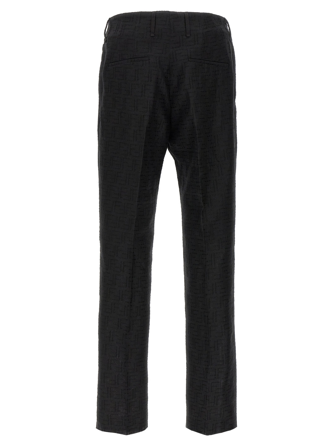 Fendi Ff Jacquard Pants - Black | e43d7132dca29a40060f1b492582b551721c7fe0